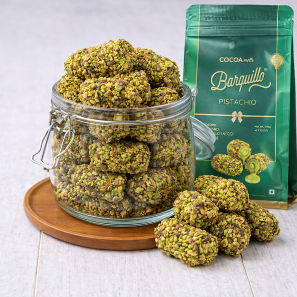 COCOA MELTS BARQUILLO PISTACHIO